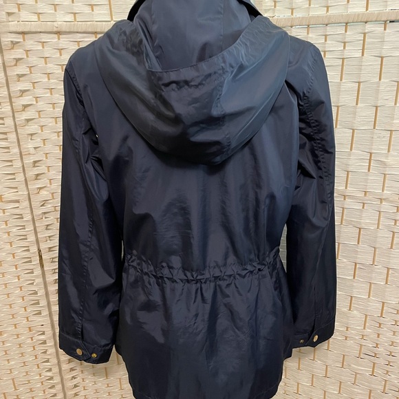 Talbots Navy Rain Jacket - Picture 3 of 11